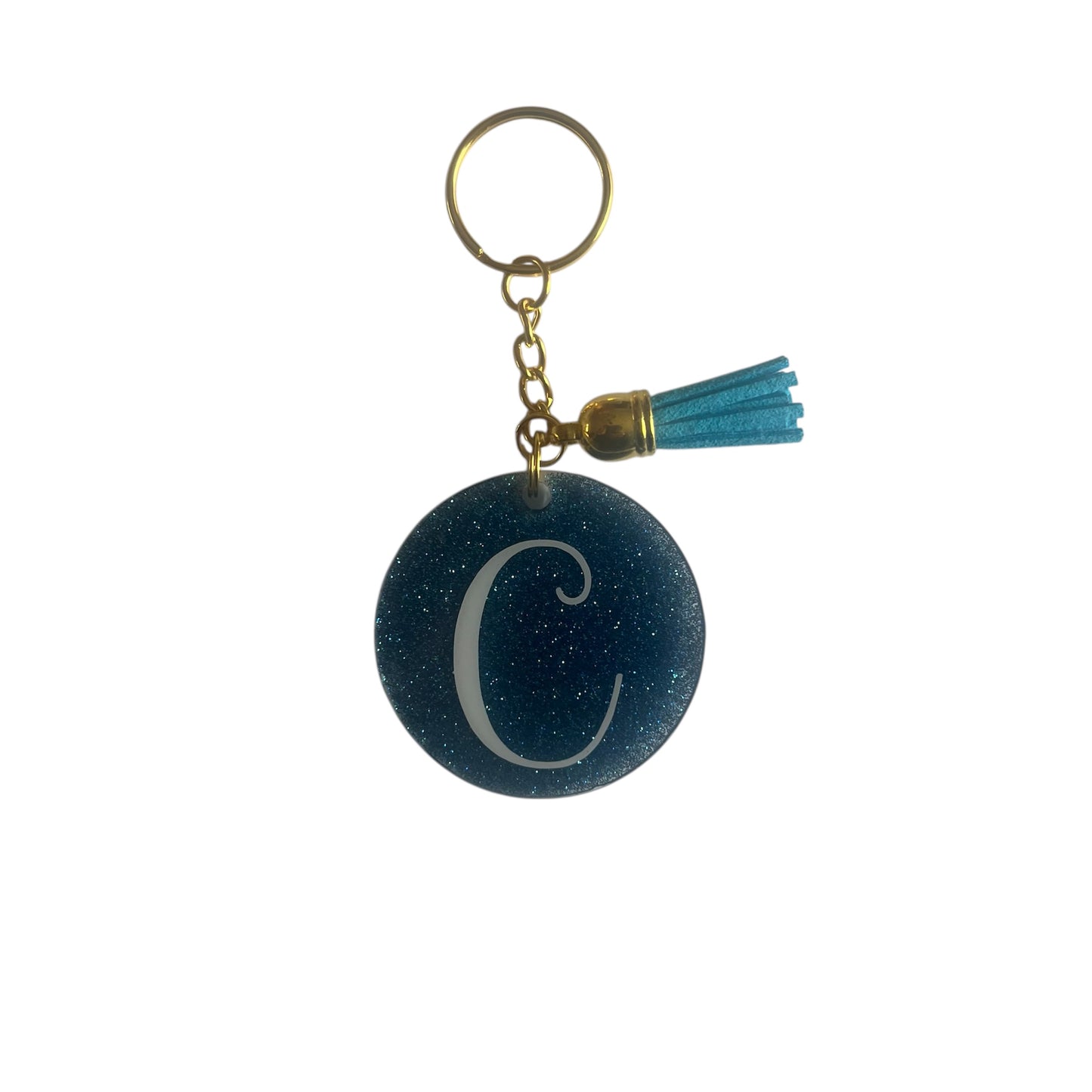 Initials ( Gold Keychain )