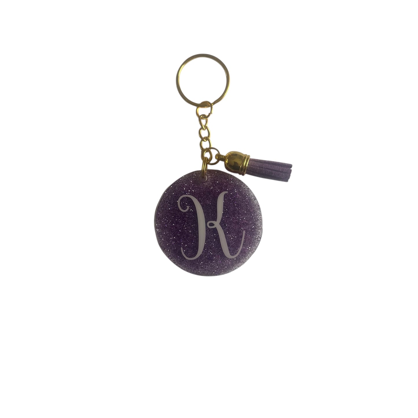Initials ( Gold Keychain )