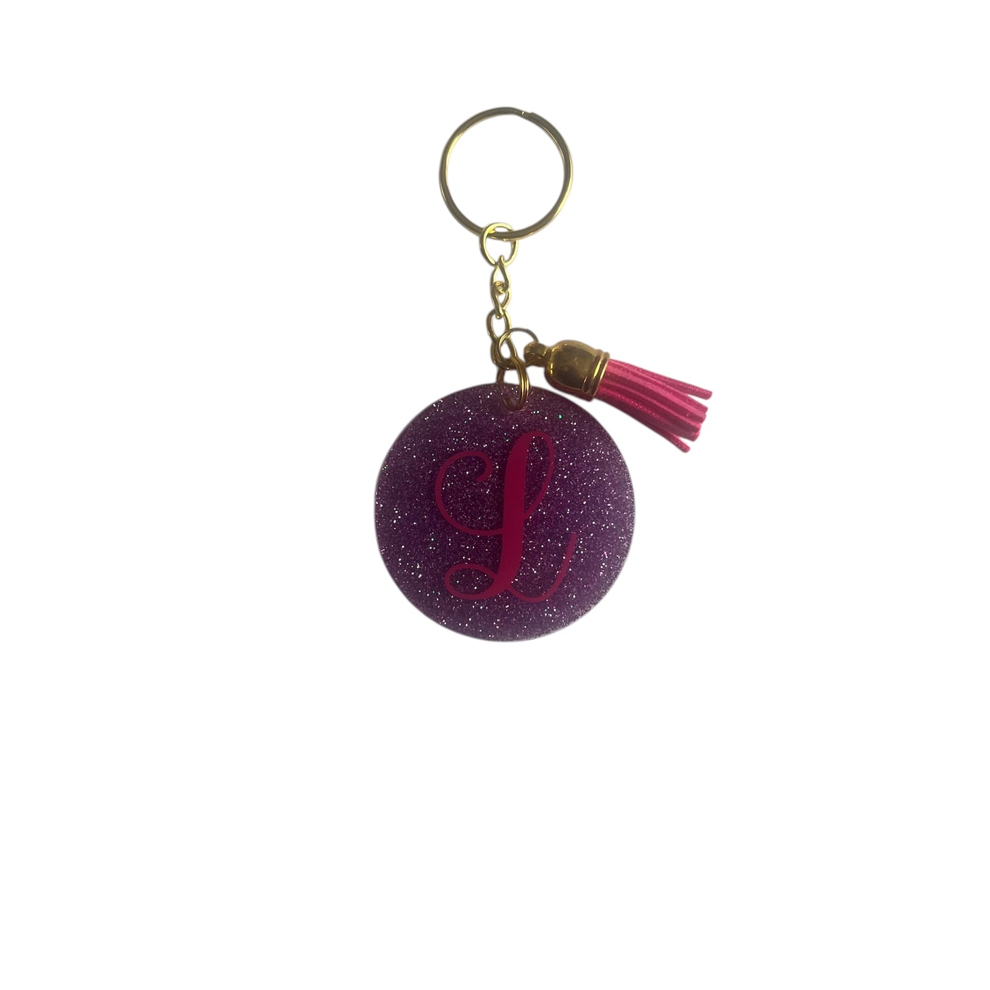 Initials ( Gold Keychain )