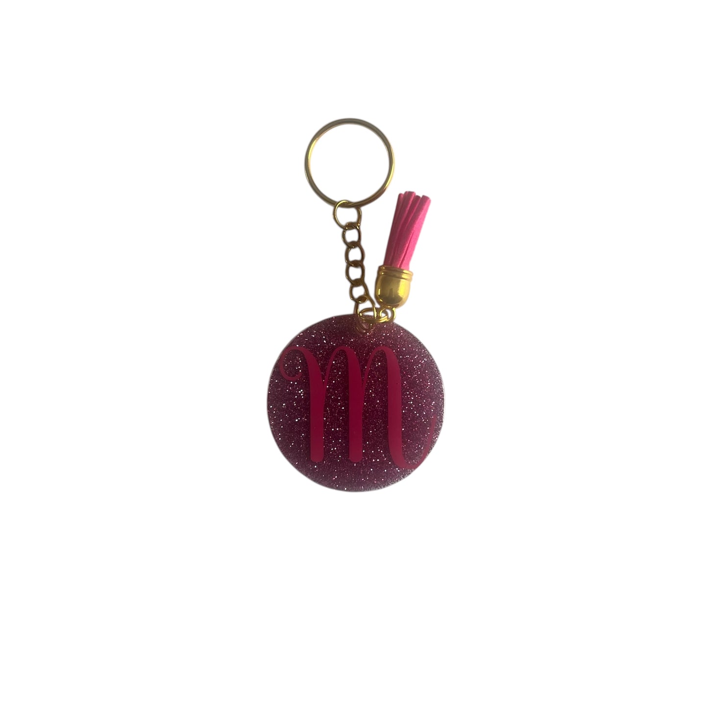 Initials ( Gold Keychain )