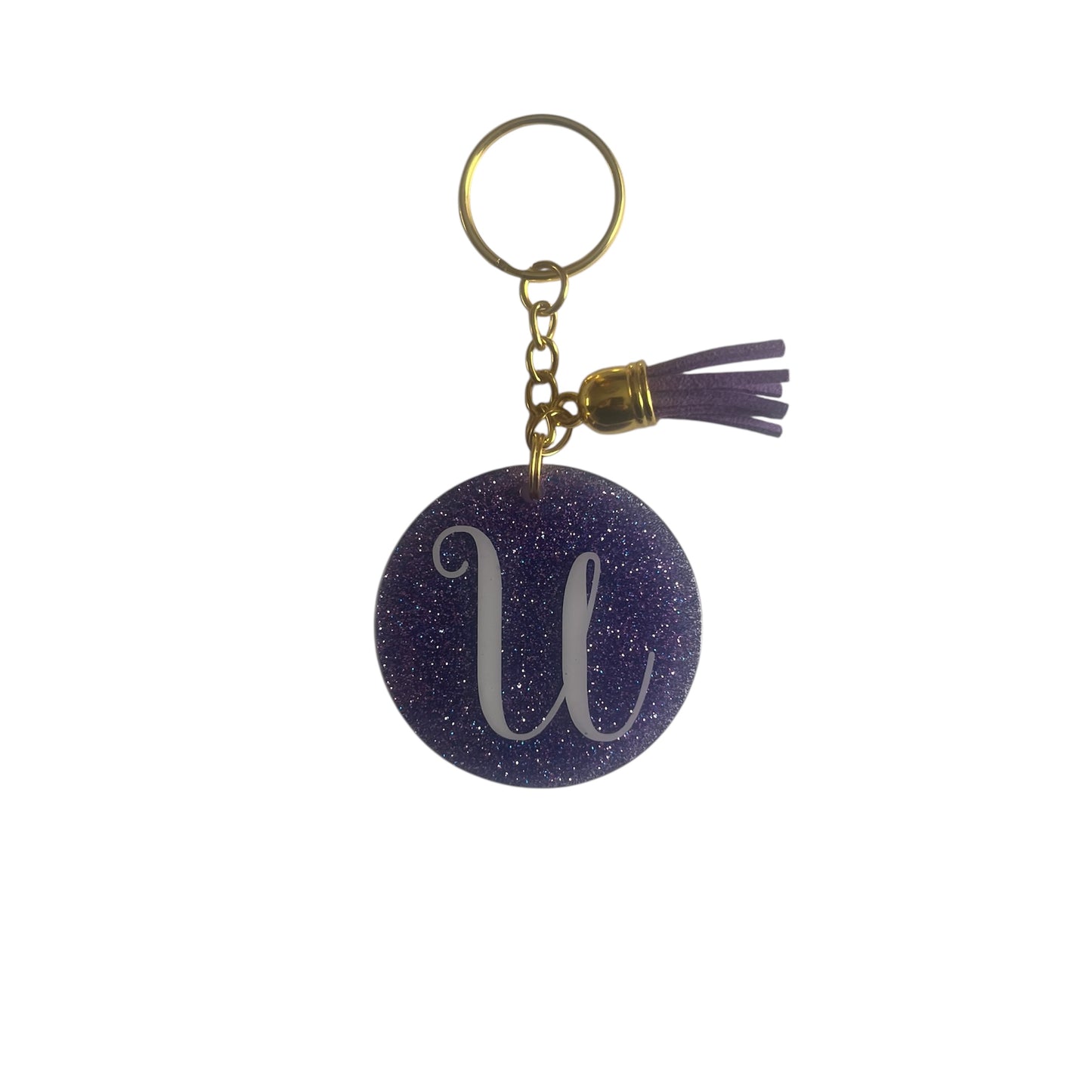 Initials ( Gold Keychain )