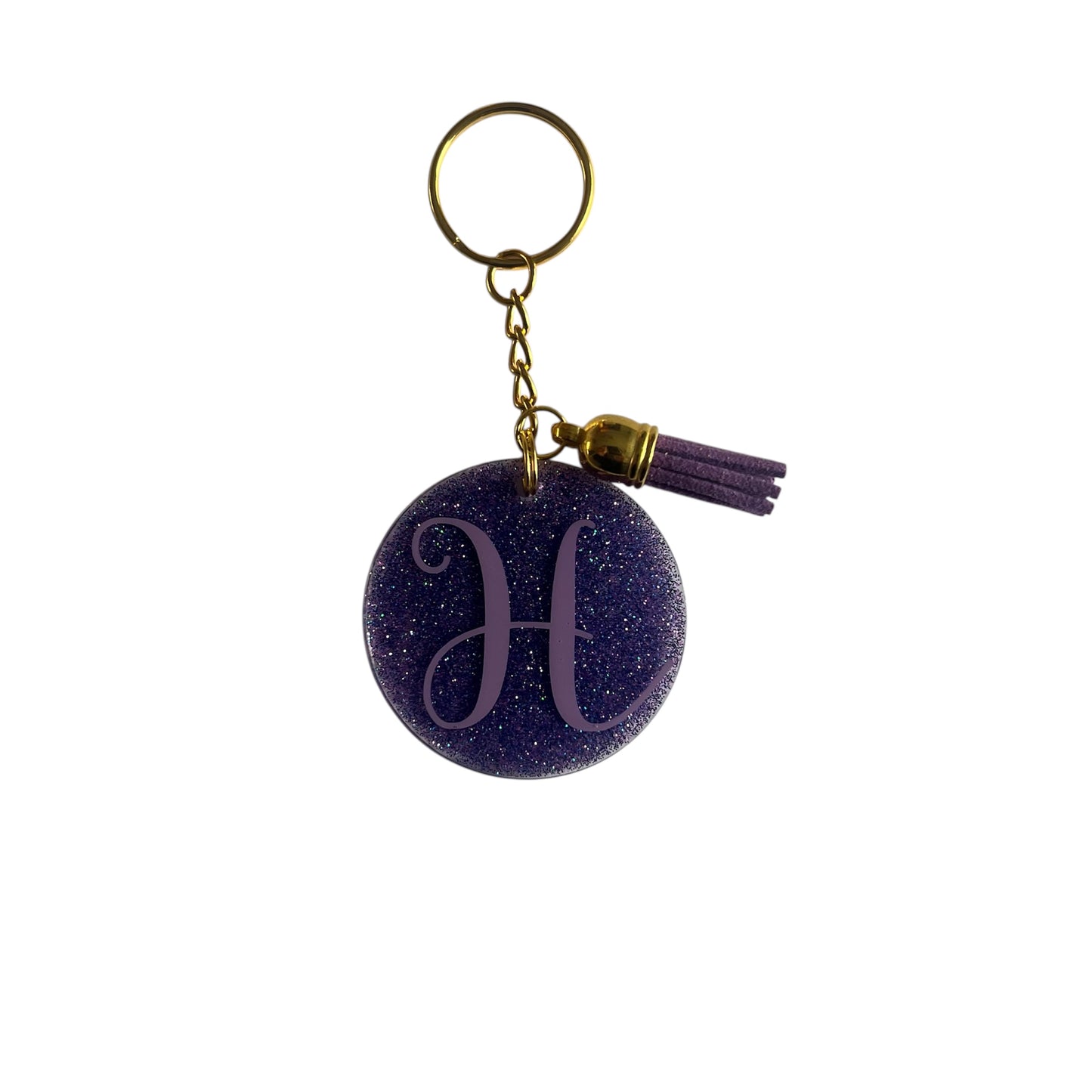 Initials ( Gold Keychain )