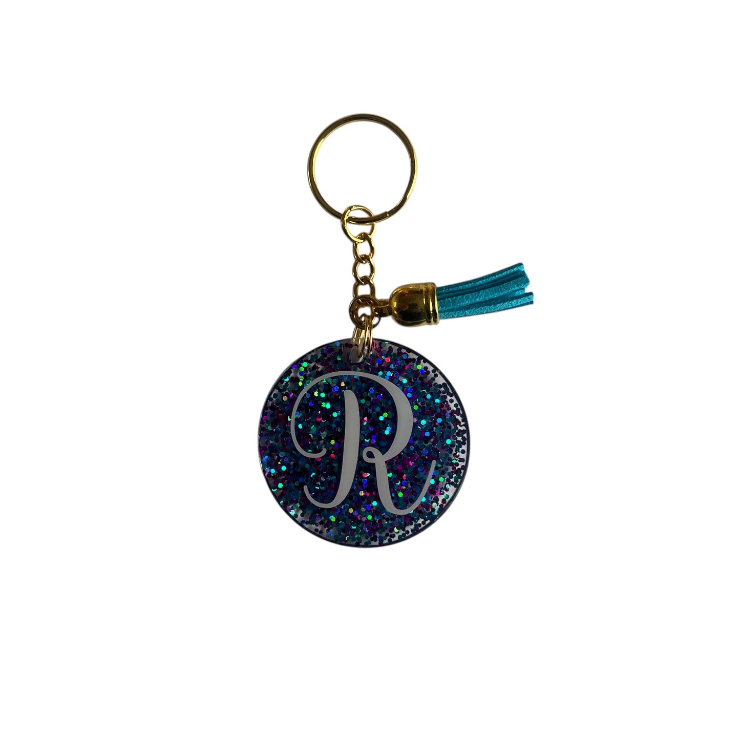 Initials ( Gold Keychain )