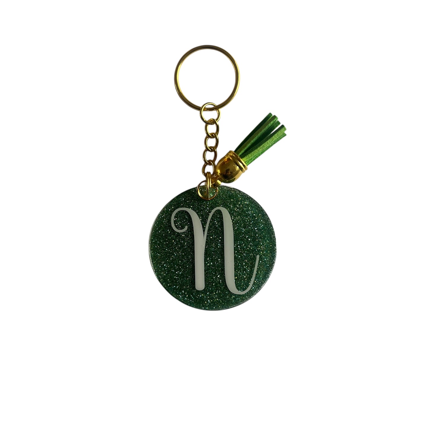 Initials ( Gold Keychain )