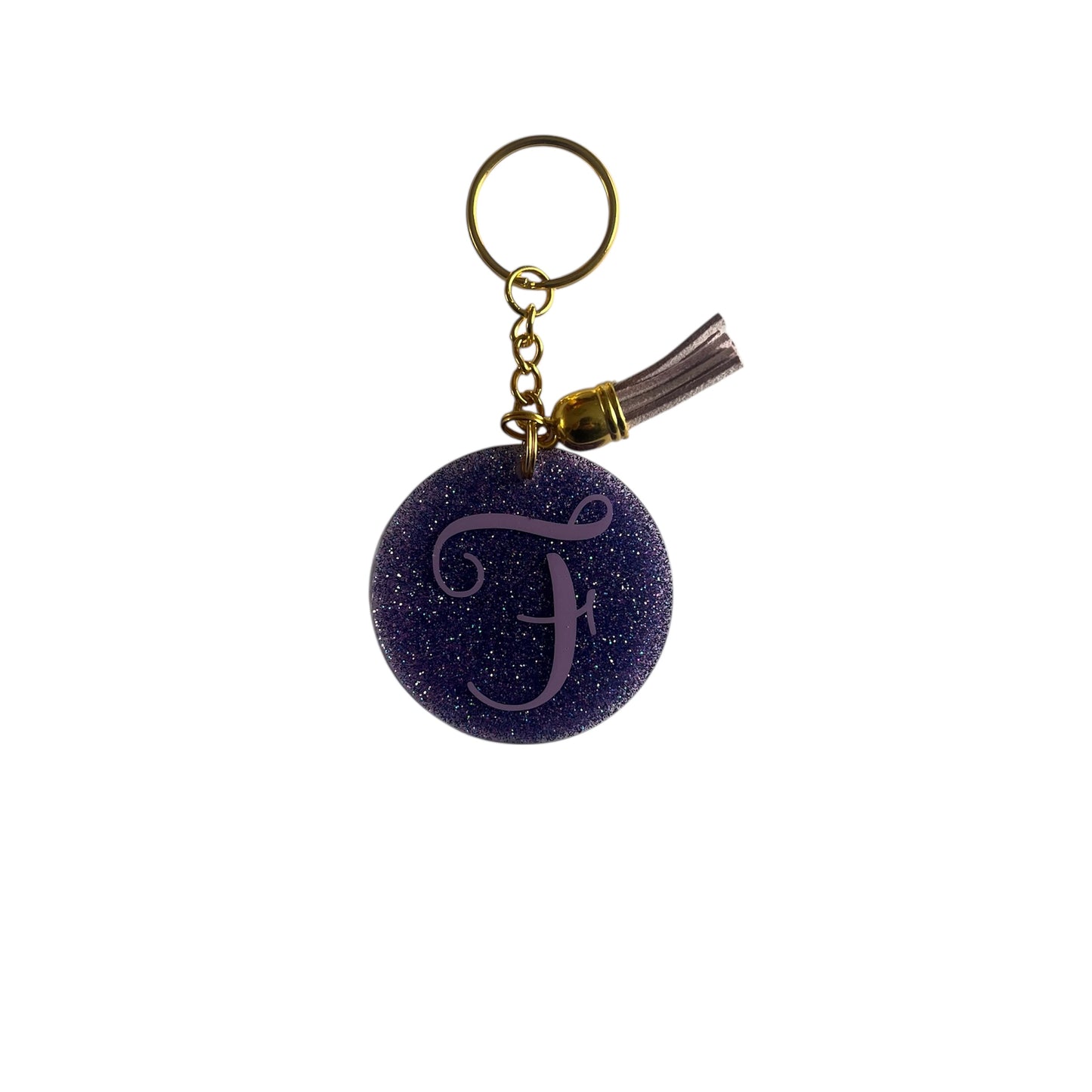 Initials ( Gold Keychain )