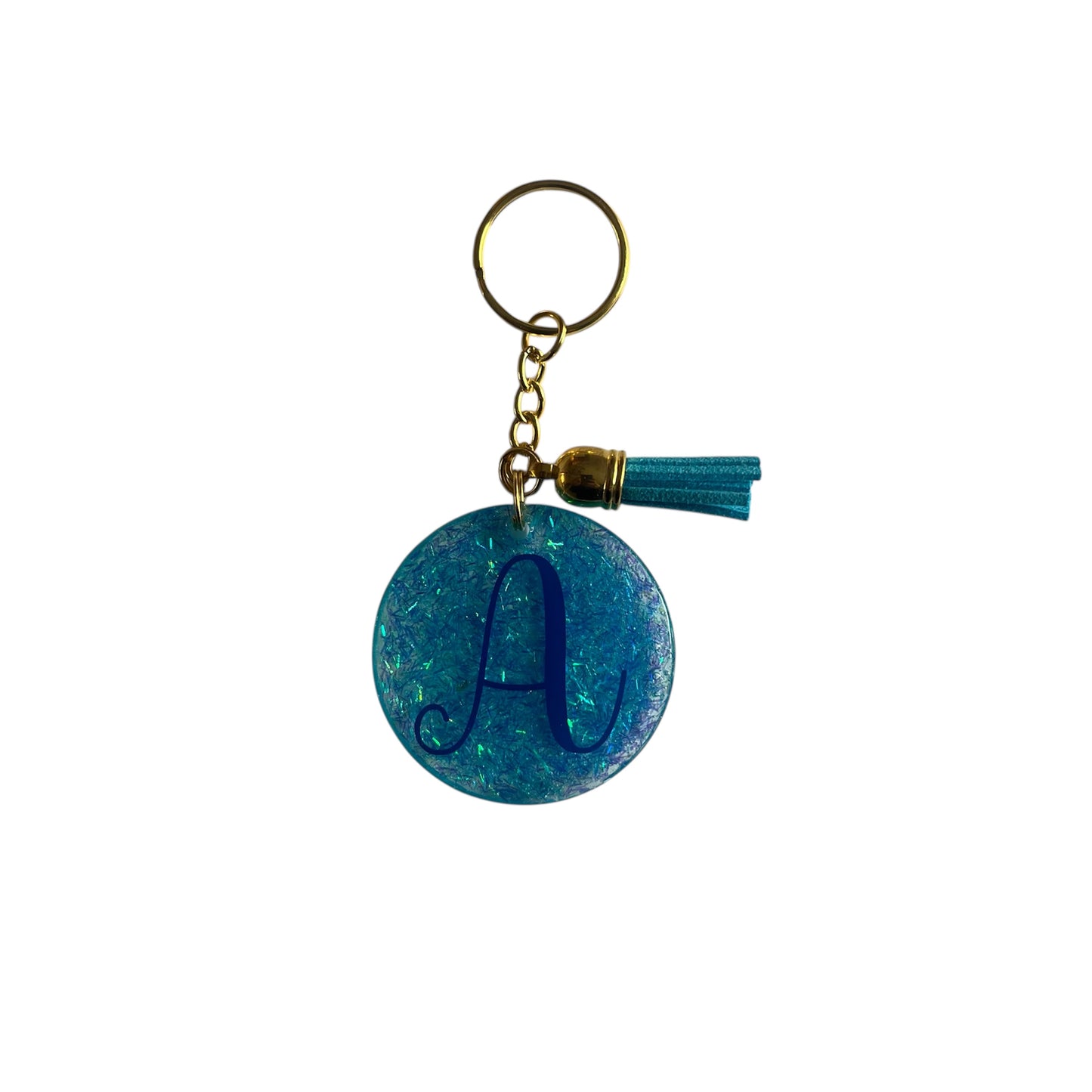 Initials ( Gold Keychain )