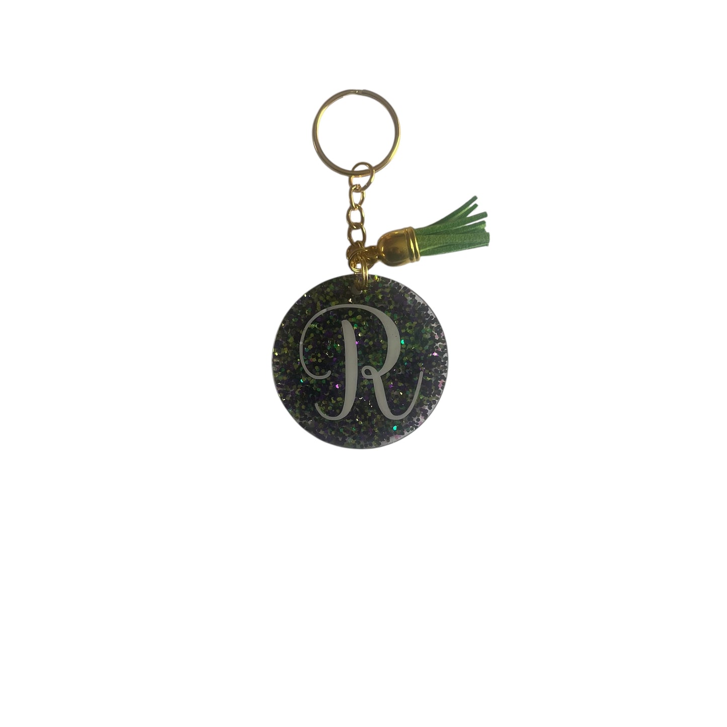 Initials ( Gold Keychain )
