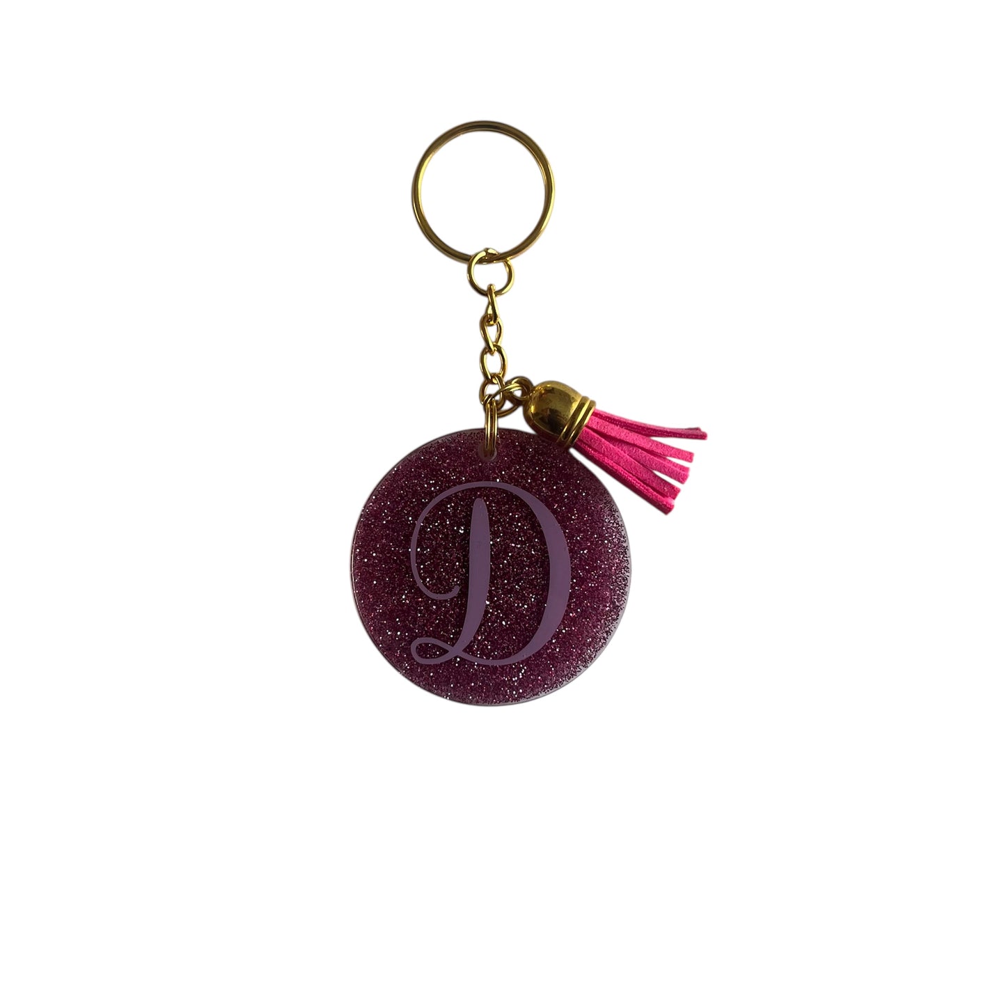 Initials ( Gold Keychain )