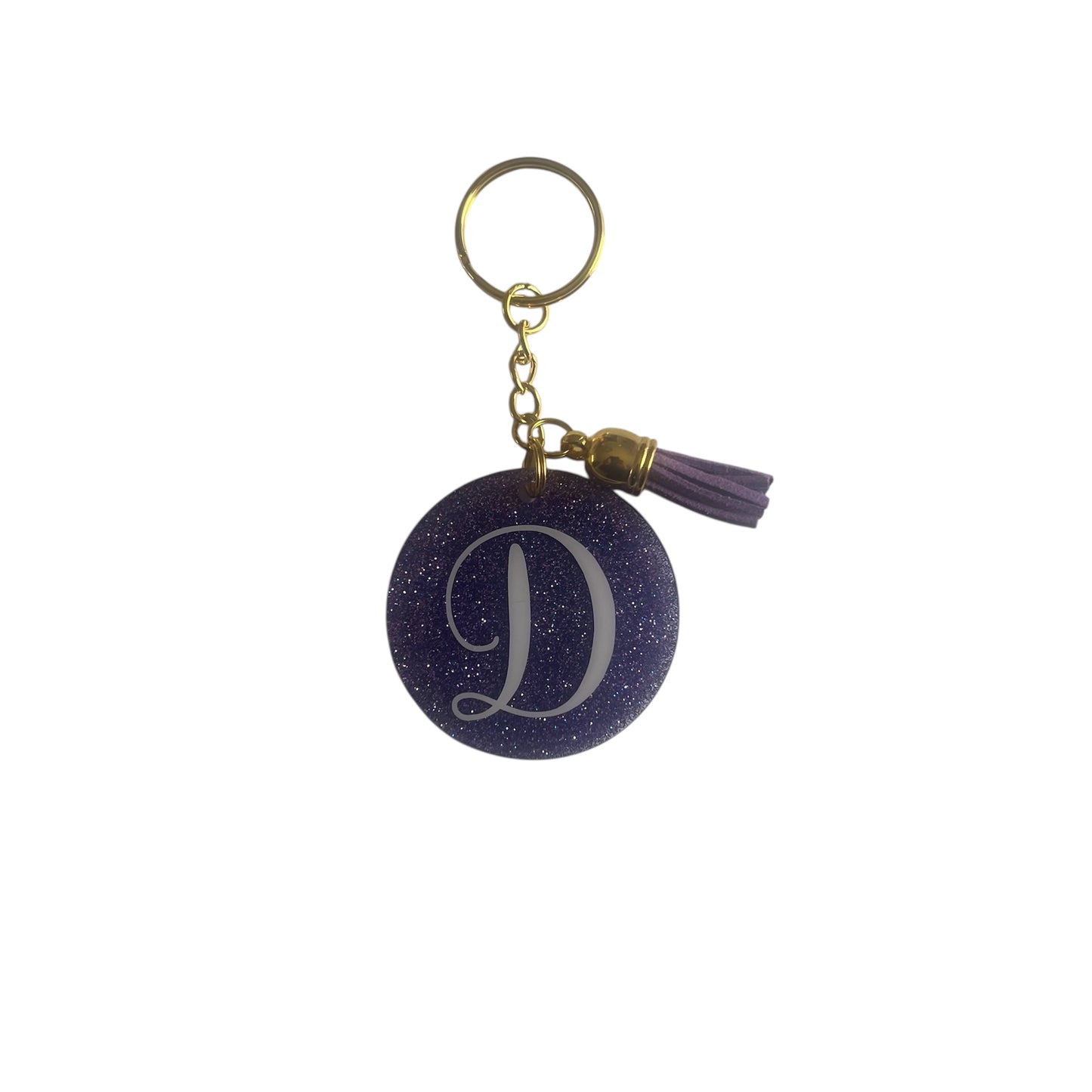 Initials ( Gold Keychain )