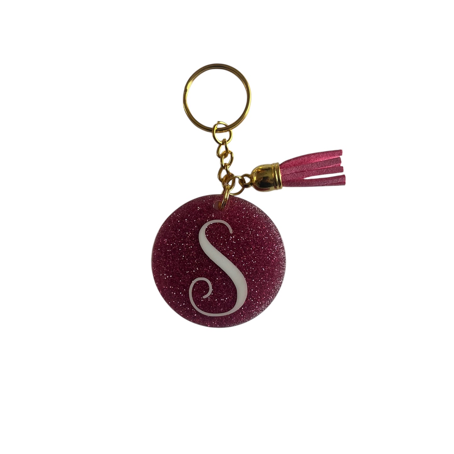 Initials ( Gold Keychain )