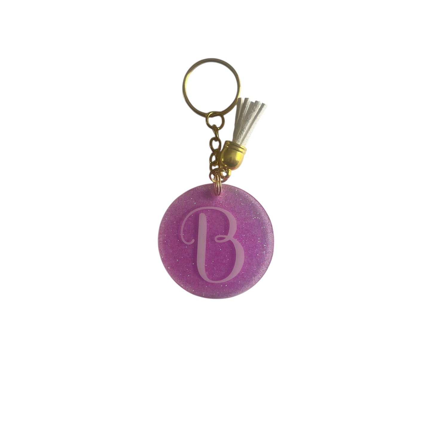 Initials ( Gold Keychain )