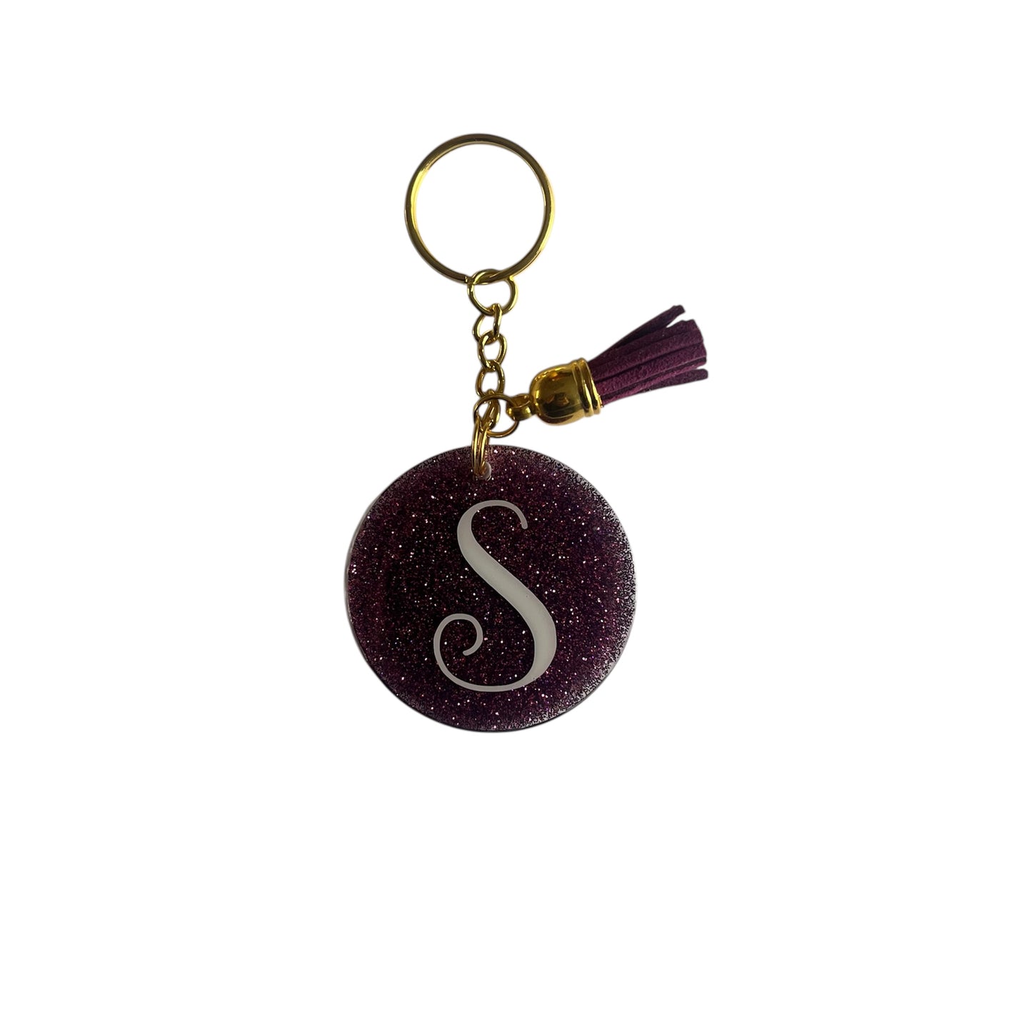 Initials ( Gold Keychain )